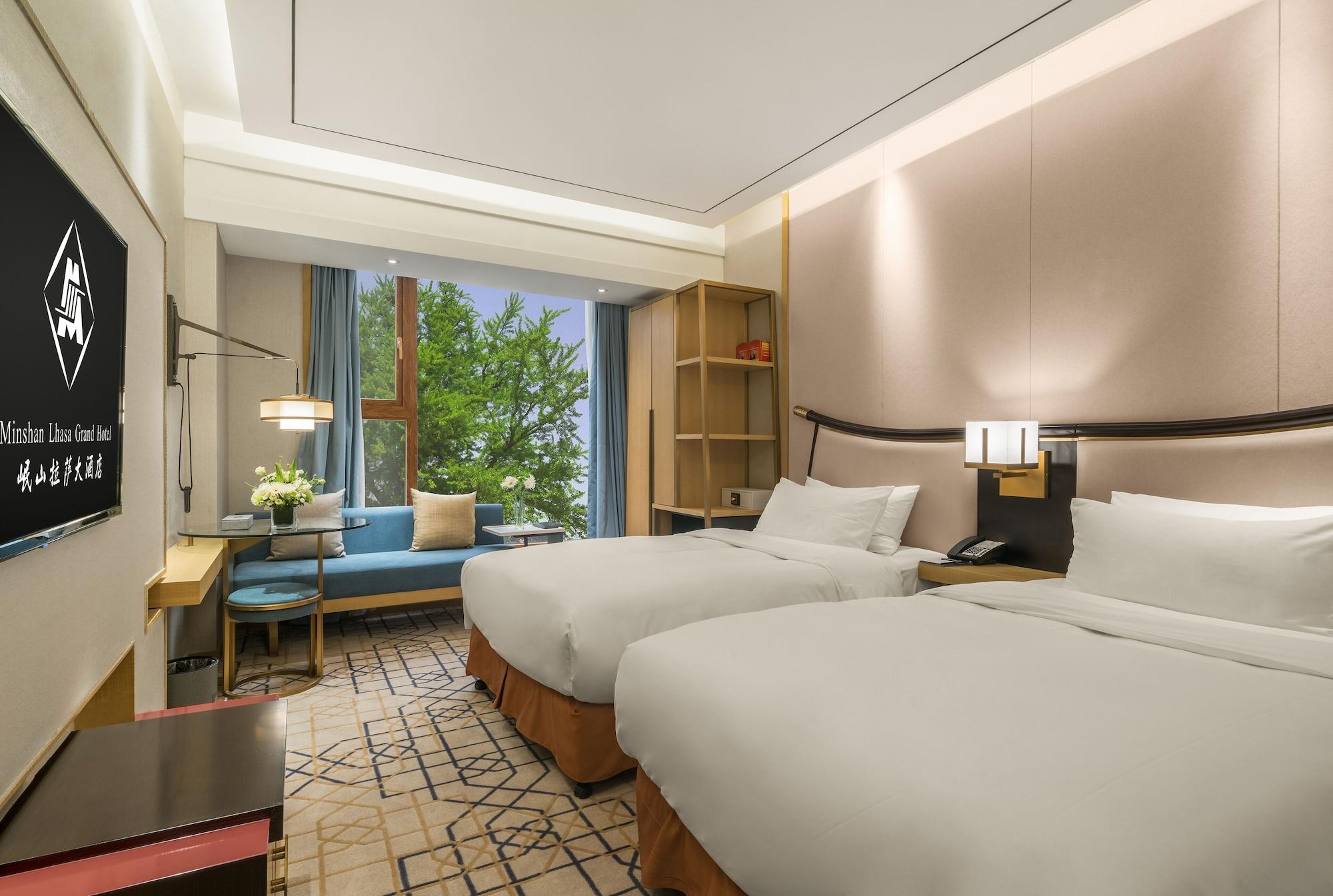 Minshan Lhasa Grand Hotel Csengtu Kültér fotó